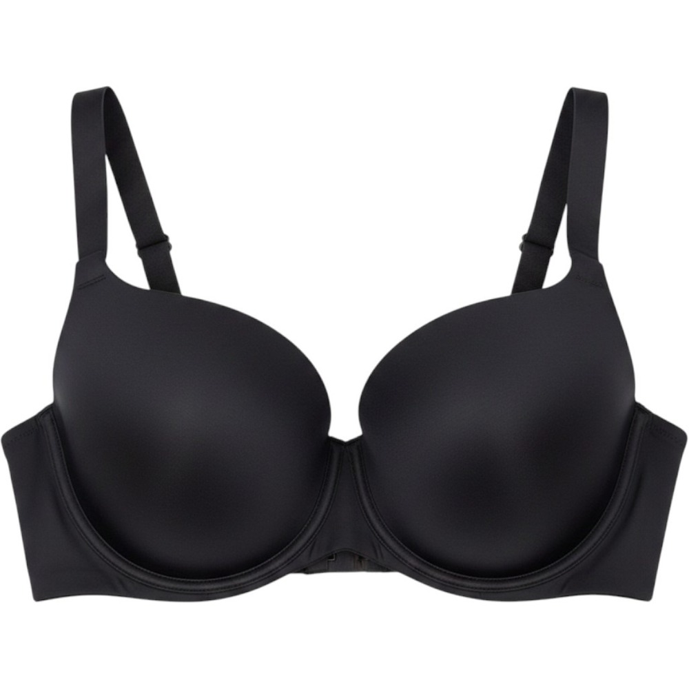Soma Full Coverage Bra Women 40DDD Black Underwire Padded Straps